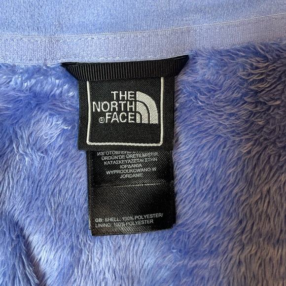 The North Face Osito Women's Fleece Full Zip Plush Jacket - Blue XL - Picture 10 of 12